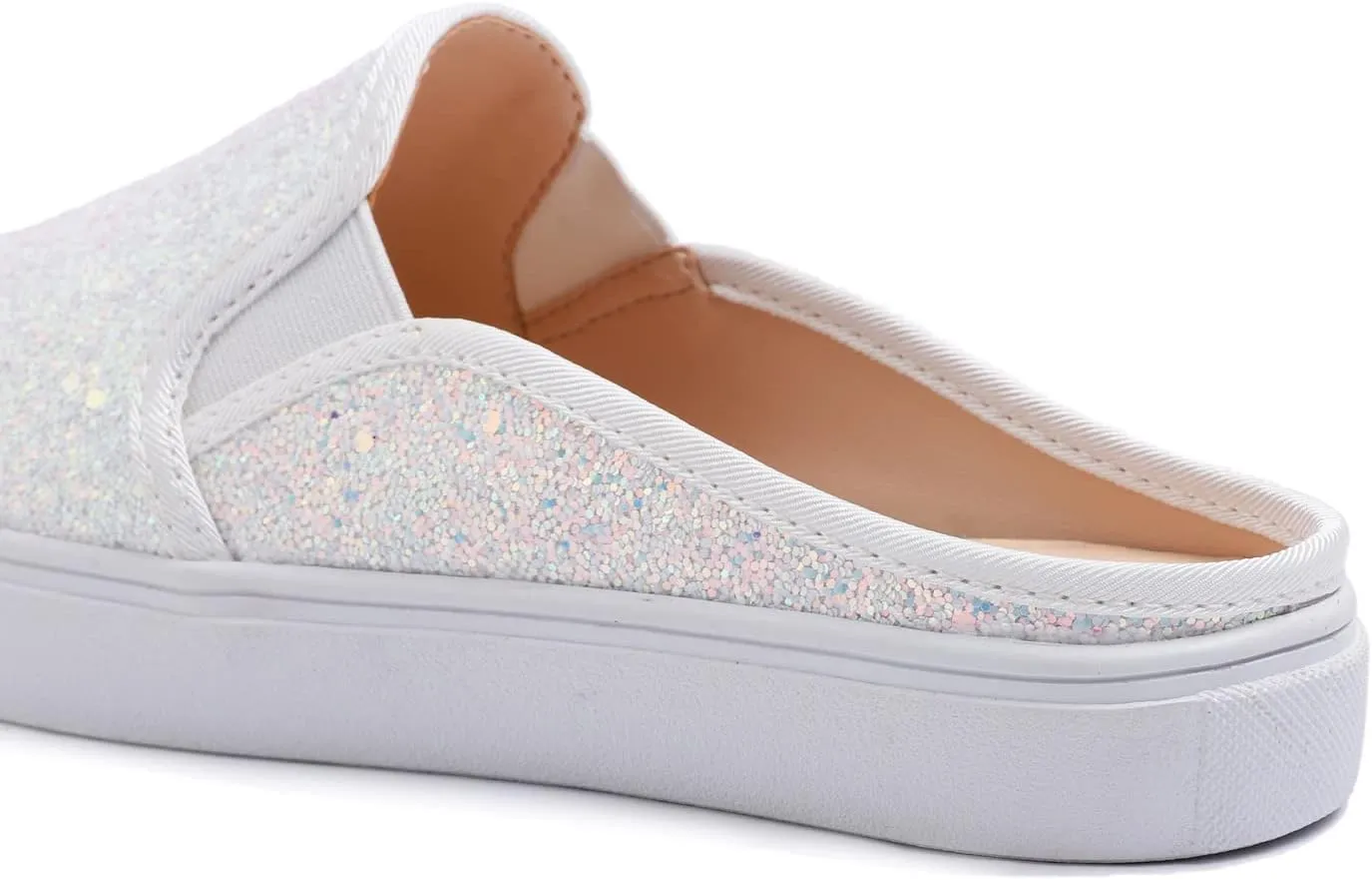 FEVERSOLE Women's Sport Mules Slip On Loafers Fashion Backless Sneakers