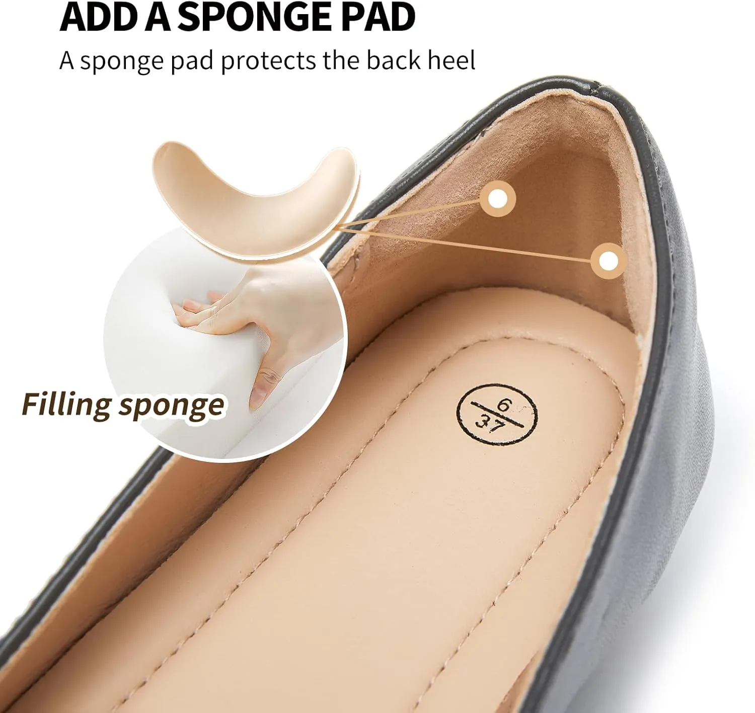 FINIWOR Loafers for Women Flats Shoes Women Pointed Toe Dress Shoes Comfortable Memory Foam Penny Loafers Slip On Shoes
