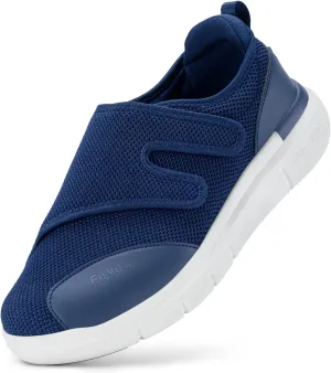 FitVille Diabetic Shoes for Men Extra Wide Width XX-Wide Orthopedic Slip-on Shoes Adjustable Closure Walking Sneakers with Arch Support Cushioning Therapeutic for Swollen Feet