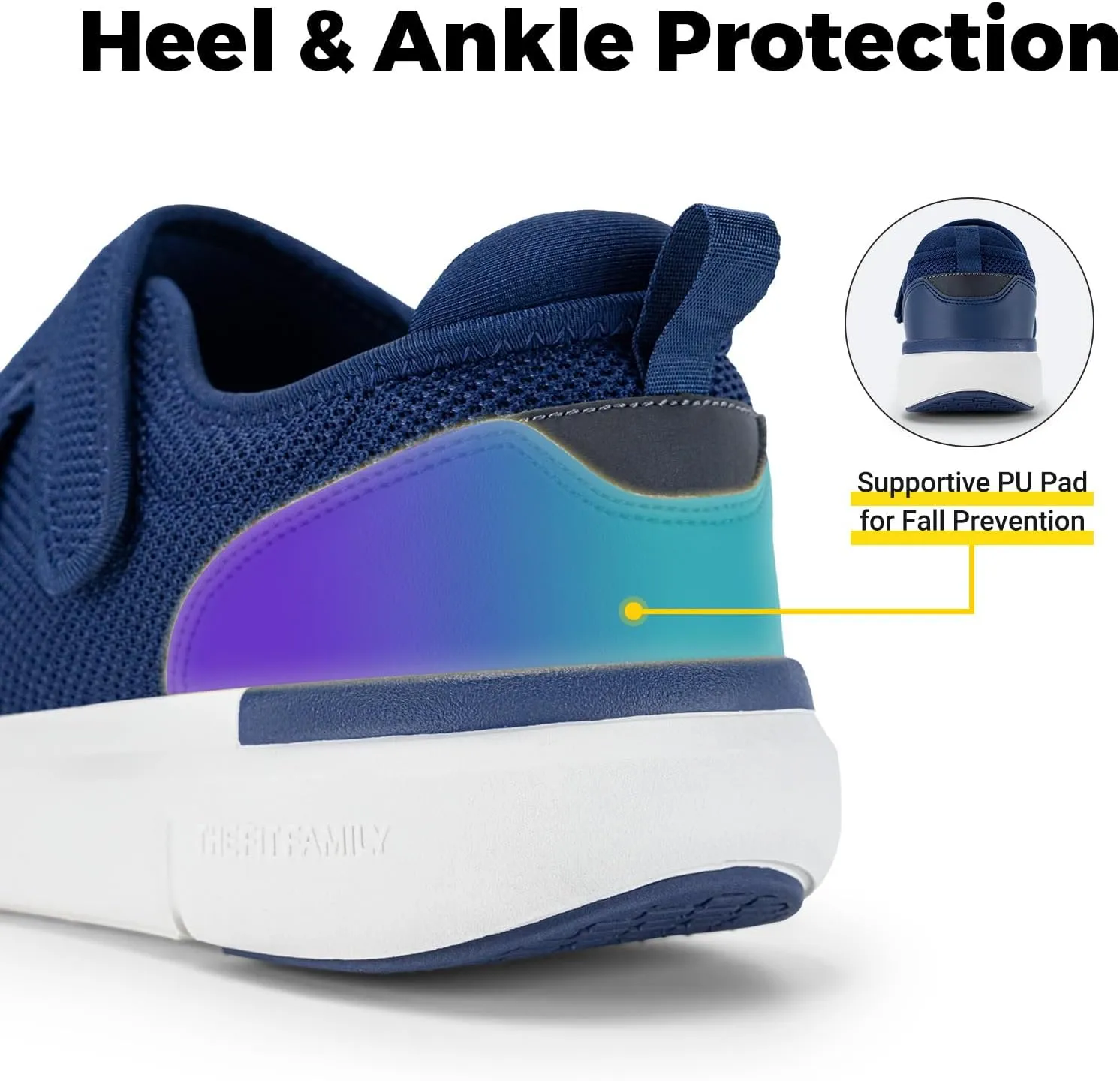 FitVille Diabetic Shoes for Men Extra Wide Width XX-Wide Orthopedic Slip-on Shoes Adjustable Closure Walking Sneakers with Arch Support Cushioning Therapeutic for Swollen Feet
