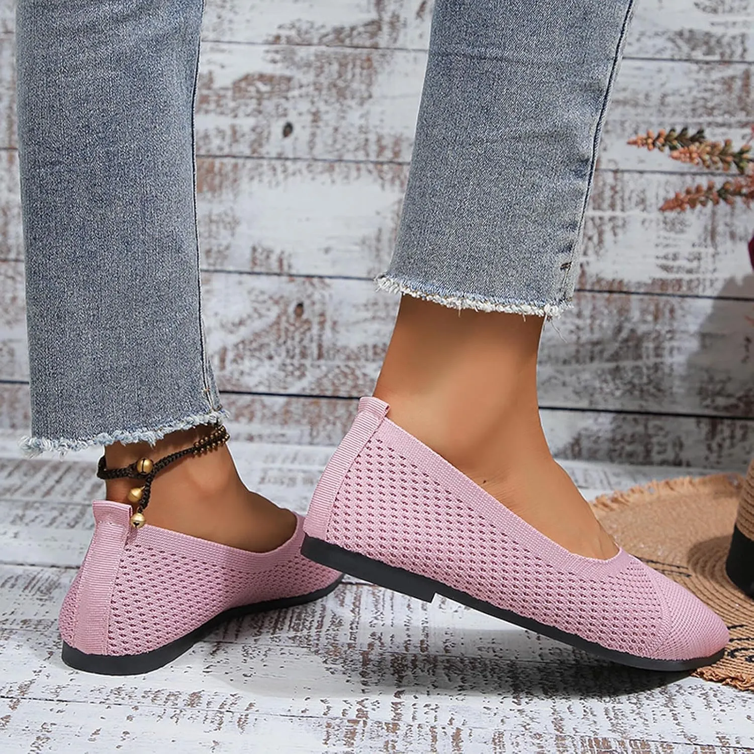 Flats for Women Dressy Ballet Loafer Slip On Business Shoes Comfortable Dress Shoes Work Flat Office Shoe