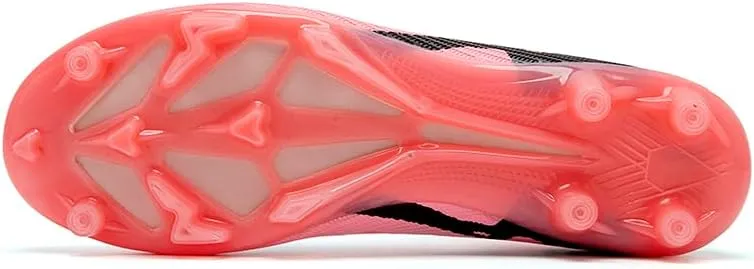 Football Cleats Men Women, Non-Slip High Top Soccer Shoes Lightweight Shock Resistant Training Boots Sneaker Breathable Professional Turf Shoes Sport Athletic Ground Football Boots Soccer Cleats