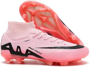 Football Cleats Men Women, Non-Slip High Top Soccer Shoes Lightweight Shock Resistant Training Boots Sneaker Breathable Professional Turf Shoes Sport Athletic Ground Football Boots Soccer Cleats