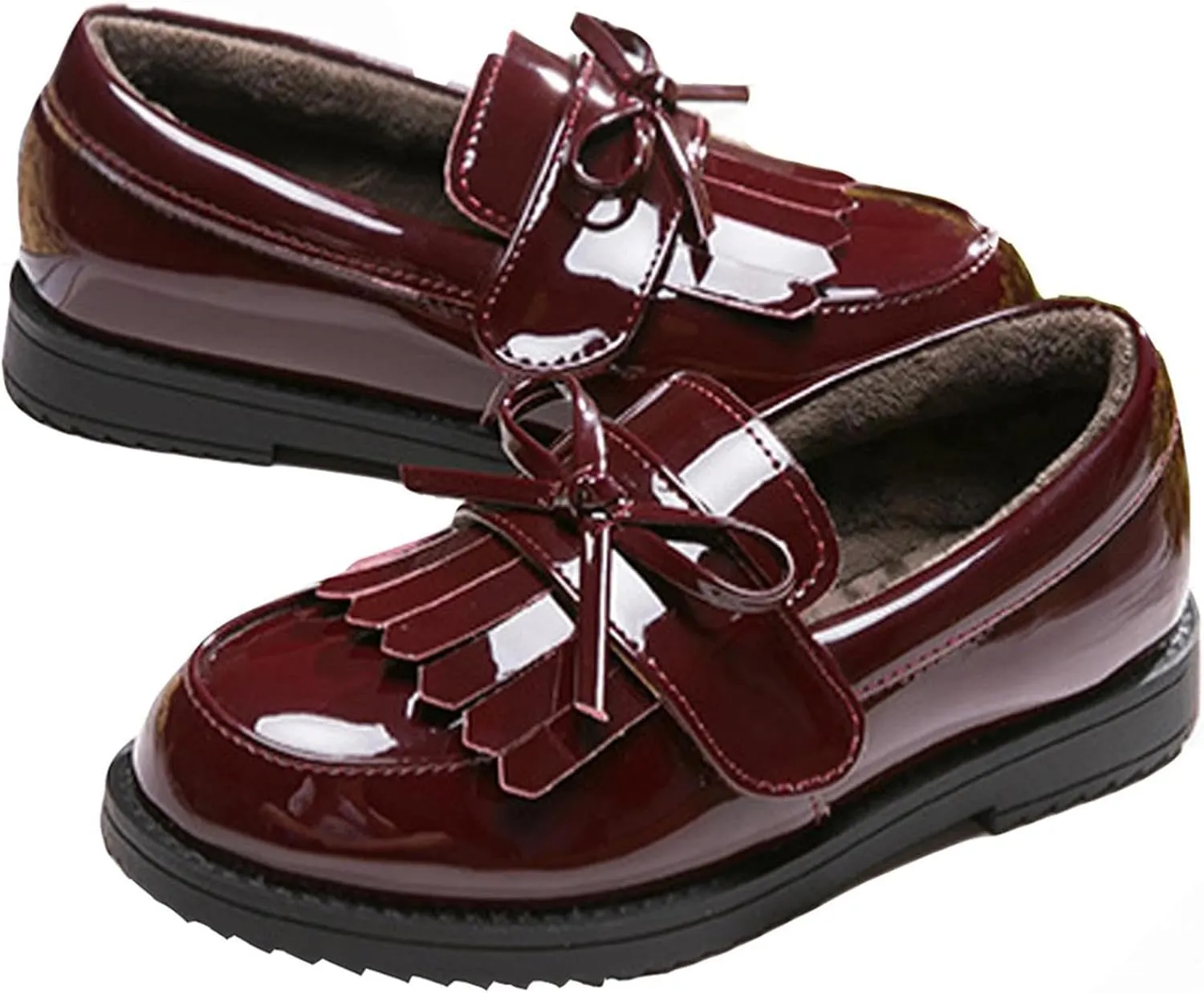 Girl's British Style School Uniform Shoes Princess Performance Oxford Shoes