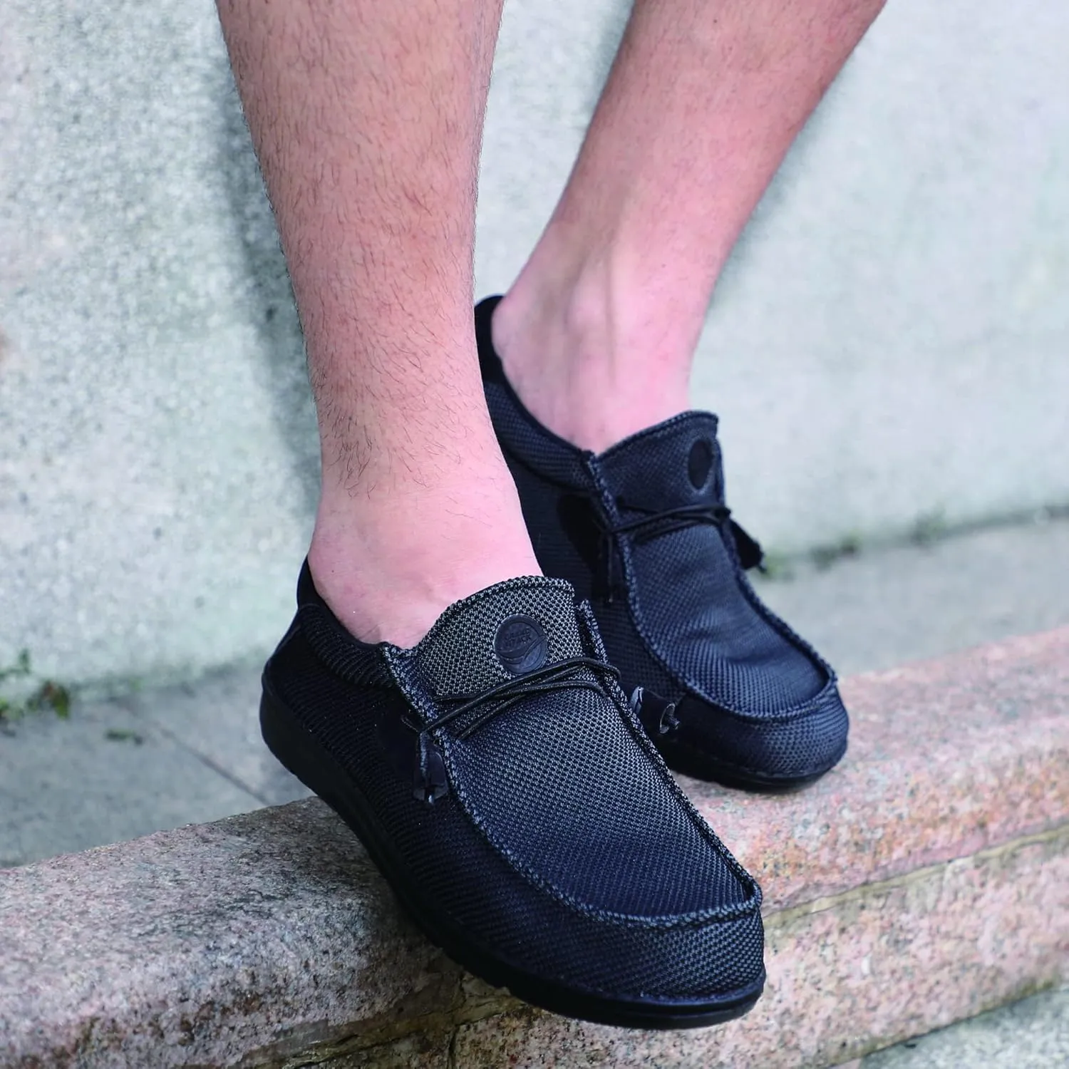 Grand Attack Men's Walking Boat Shoes-Slip On&Lace Up Casual Loafers, Comfortable & Lightweight Work Shoes | for Home, Leisure Travel, Driving Shoes