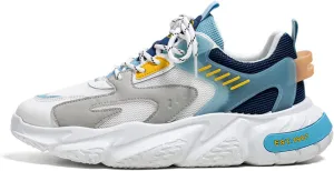 GSIGUL Men's Road Running Shoes Tennis Walking Shoes Cushioning Mens Sneaker Athletic Casual Shoes for Men