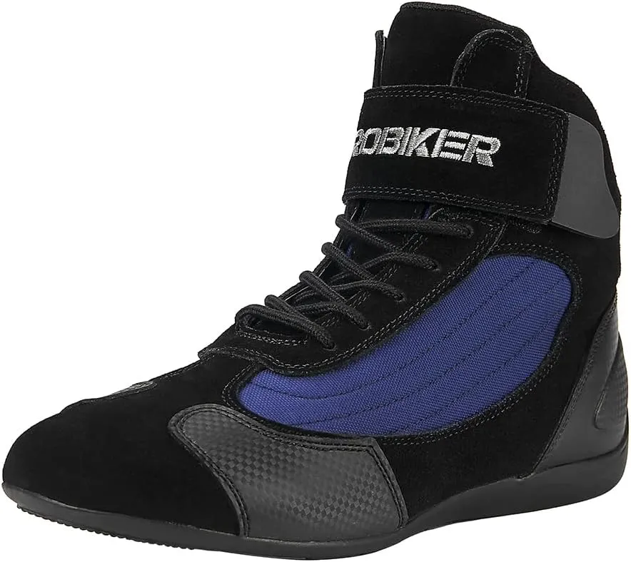HEROBIKER Motorcycle Combat Boots Racing Hiking Outdoor Work Mid Ankle Shoes for Men