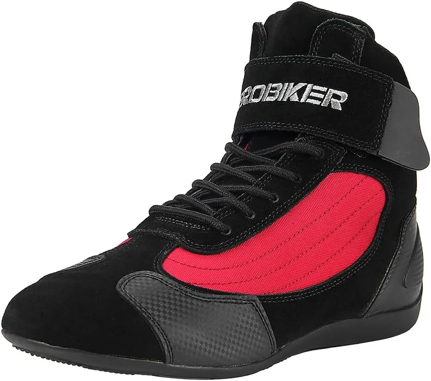 HEROBIKER Motorcycle Combat Boots Racing Hiking Outdoor Work Mid Ankle Shoes for Men