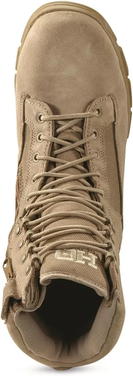 HQ ISSUE Men's Waterproof Classic 8" Side Zip Desert Tactical Boots