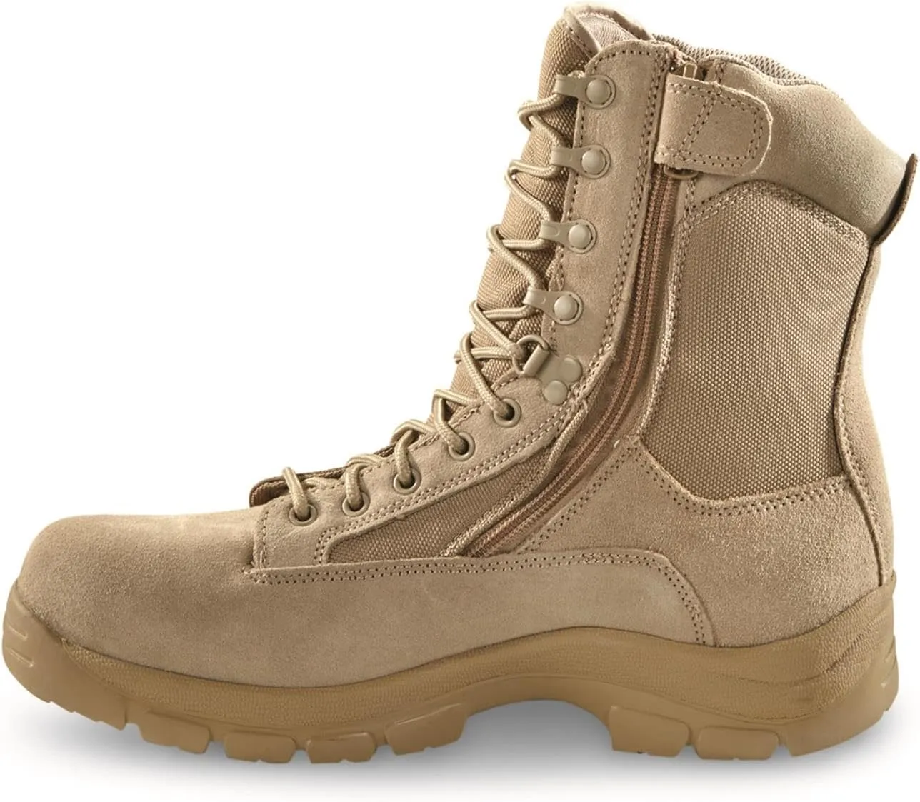 HQ ISSUE Men's Waterproof Classic 8" Side Zip Desert Tactical Boots