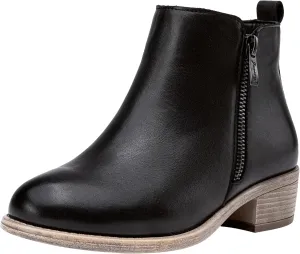 Jeossy Women's Ankle Boots, Classic Low Heeled Short Booties, Casual Comfortable Boots