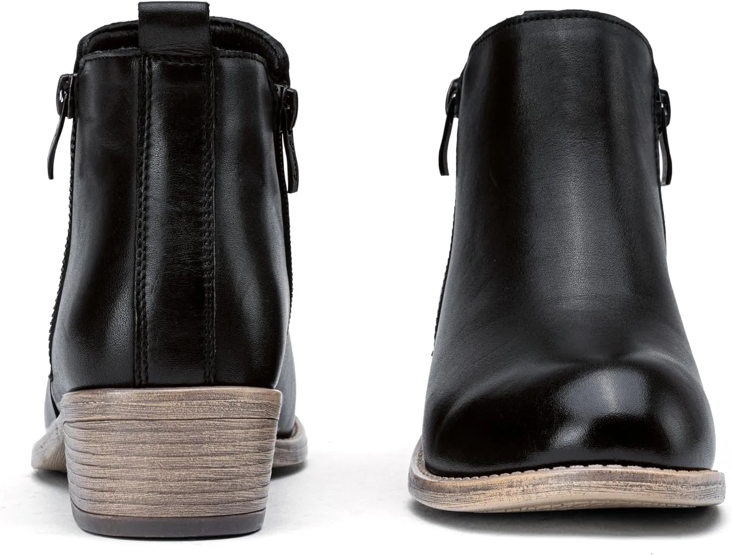 Jeossy Women's Ankle Boots, Classic Low Heeled Short Booties, Casual Comfortable Boots