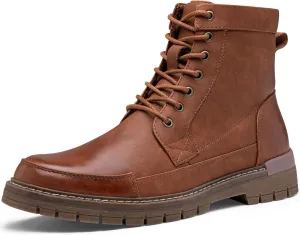 Jousen Men Boots Casual Motorcycle Boots for Men Chukka Zipper Combat Botas Para Hombre Fashion