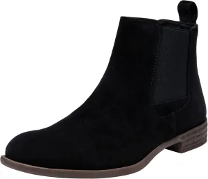 Jousen Men's Chelsea Boots Lightweight Casual Chukka Ankle Boots Classic Elastic Dress Boots For Men