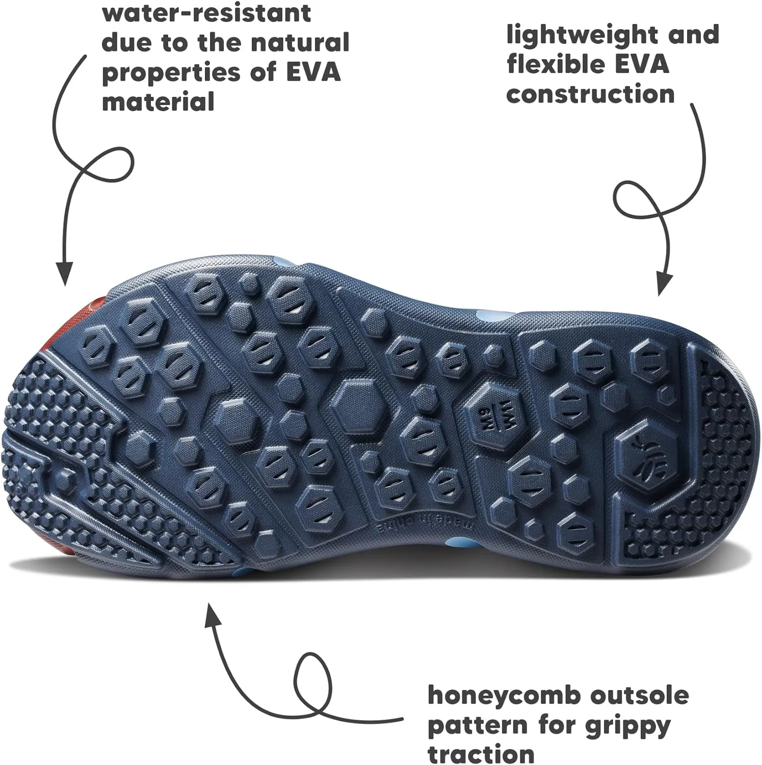 Joybees Men's Trekking Clog - Rubber Garden Clogs for Men, Outdoor Sport Sandals, Foam Water & Sand Shoes with Arch Support for Work, Waterproof