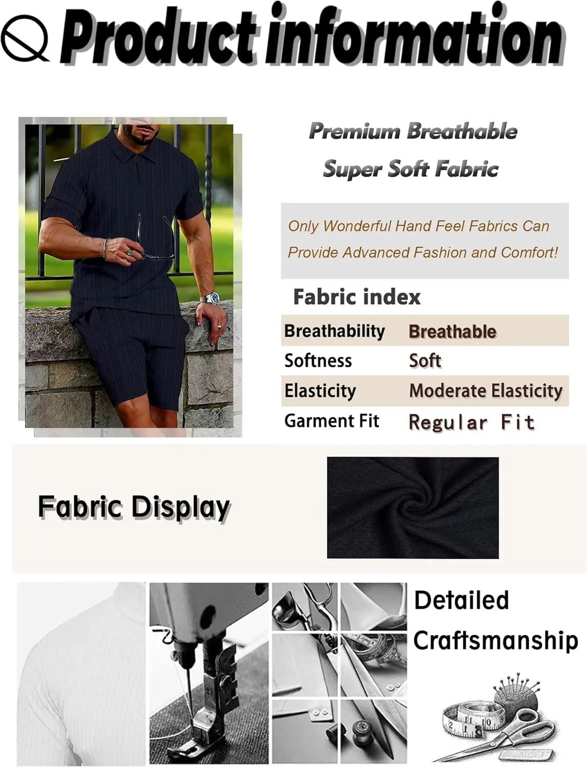 JoZorro Mens Polo Shirts and Shorts Set Tracksuit Fashion Casual Summer 2 Piece Outfits for Men