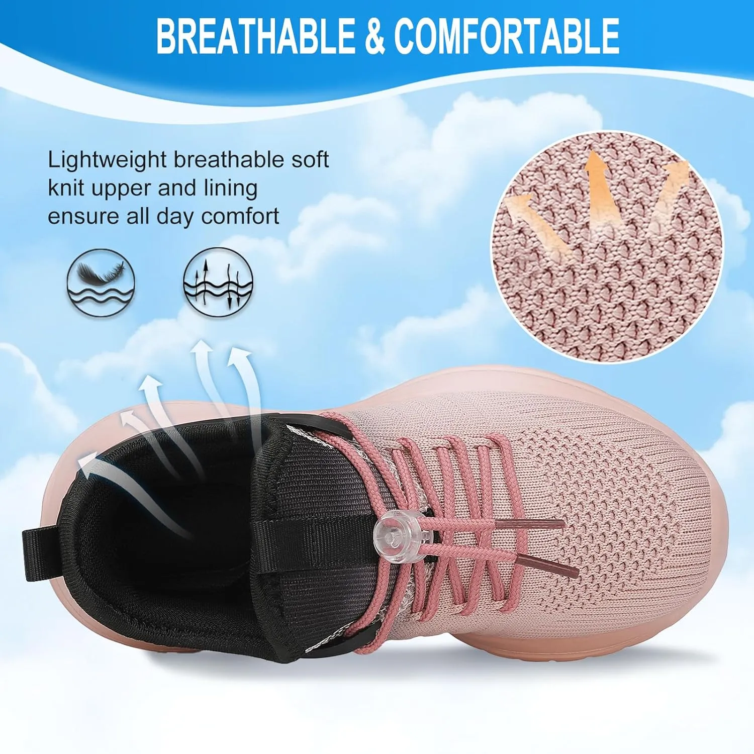 KESCOO Boys Girls Sneakers Kids Tennis Shoes Lightweight Breathable Students Sports Athletic Running Shoes for Little/Big Kid