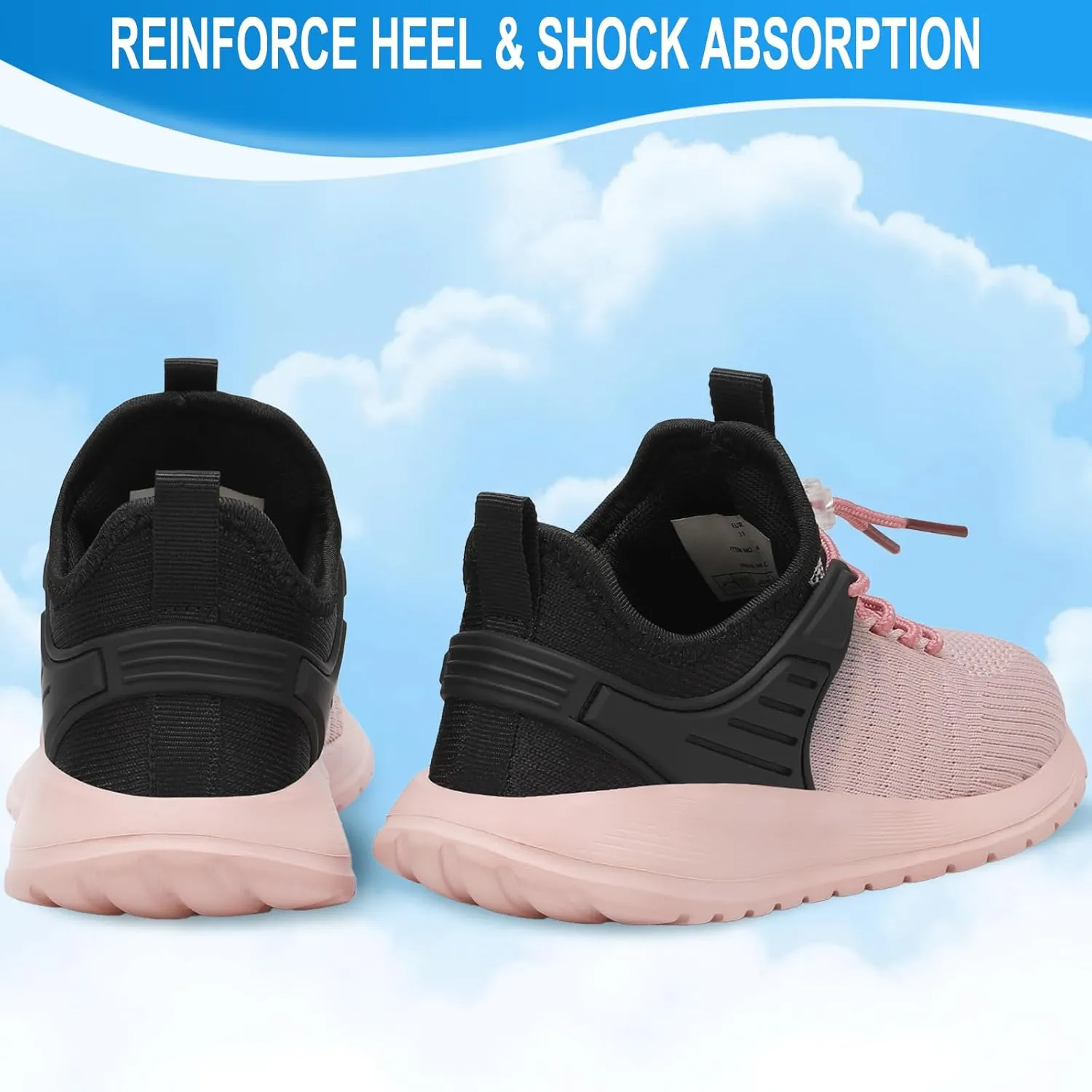 KESCOO Boys Girls Sneakers Kids Tennis Shoes Lightweight Breathable Students Sports Athletic Running Shoes for Little/Big Kid