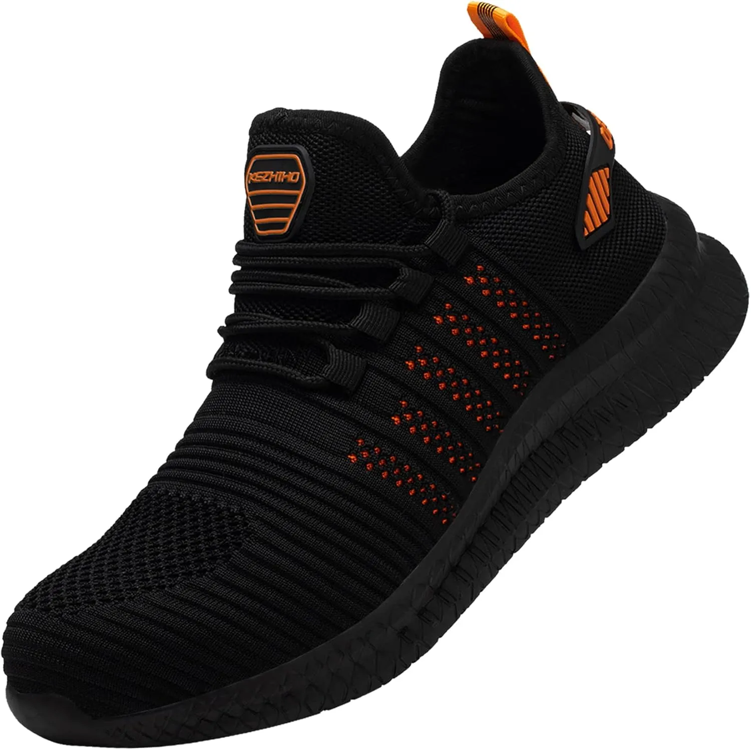 Kezhiho Steel Toe Work Shoes for Men Lightweight Comfortable Slip Resistant Puncture Proof Safety Shoes Breathable Indestructible Construction Industrial Sneakers