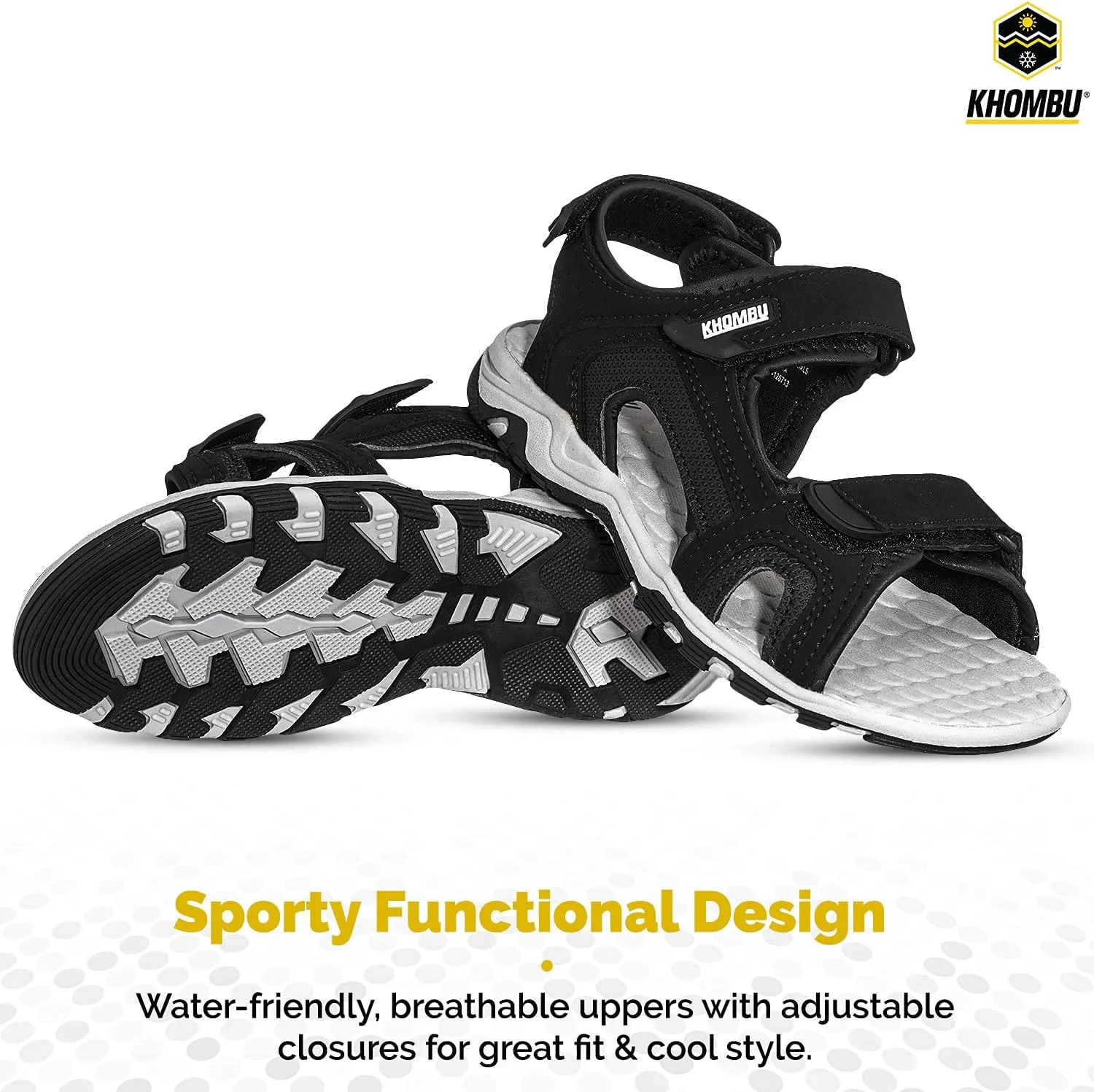 Khombu Boy's Open Toe Sandal