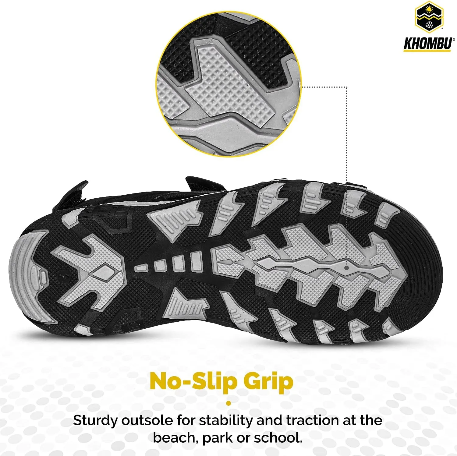 Khombu Boy's Open Toe Sandal