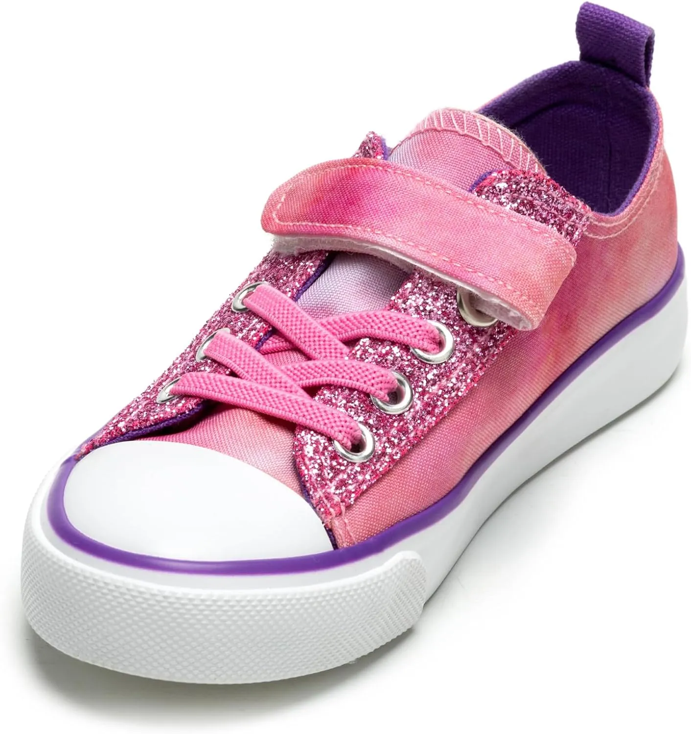 Kids Canvas Sneakers Girls Canvas Shoes Toddler Casual Shoes Walking Sport Shoes Low Top Canvas Shoes