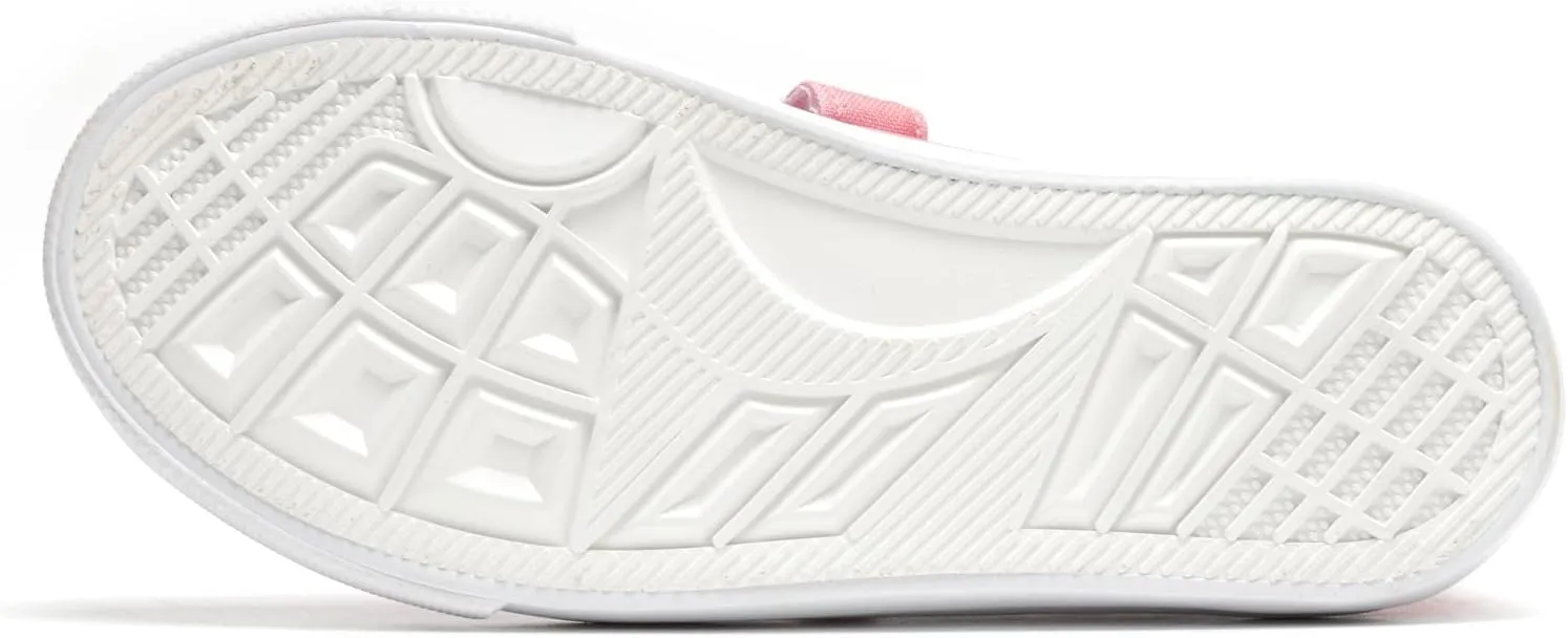 Kids Canvas Sneakers Girls Canvas Shoes Toddler Casual Shoes Walking Sport Shoes Low Top Canvas Shoes