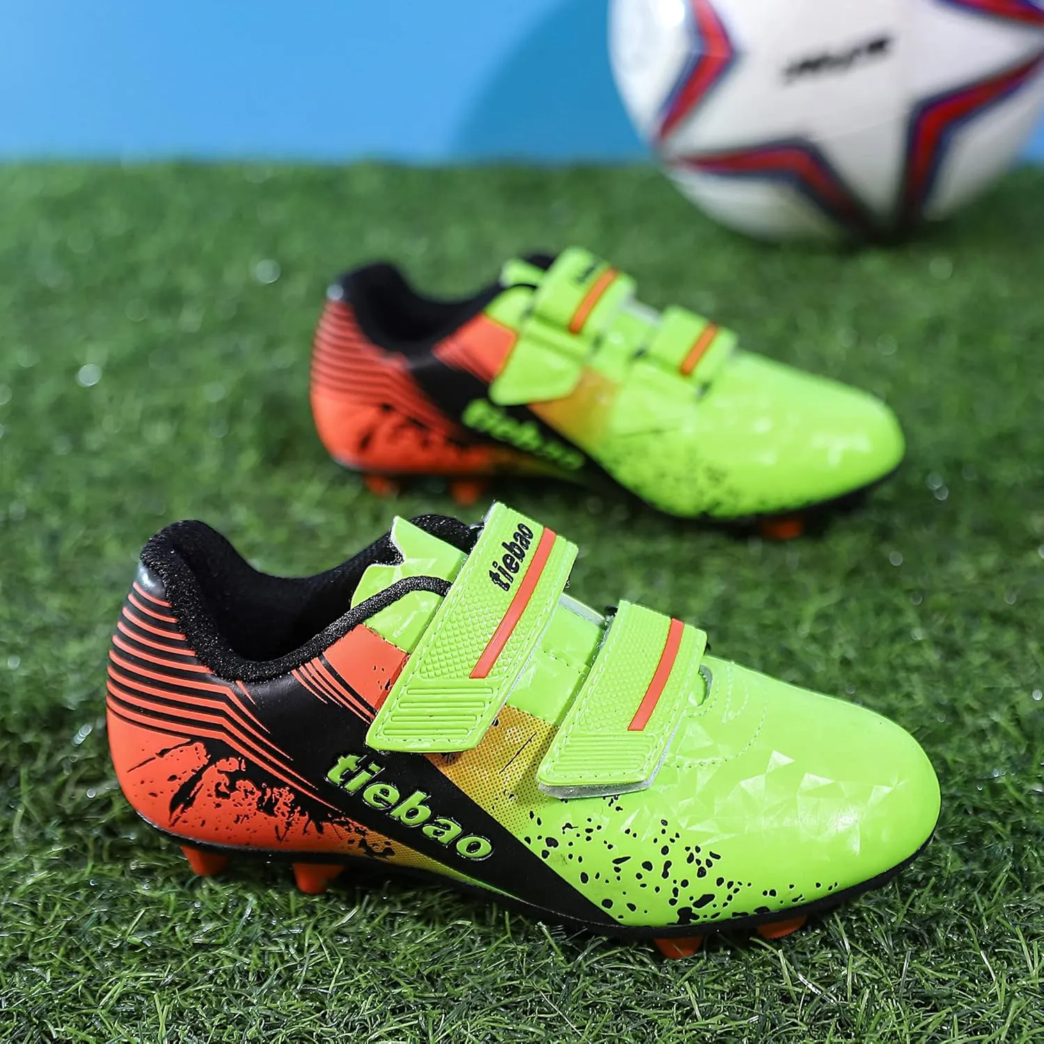 Kids Football Boots Outdoor Sport HG/AG Sneakers Boys Girls Artificial Ground Soccer Cleats Trainning Shoes