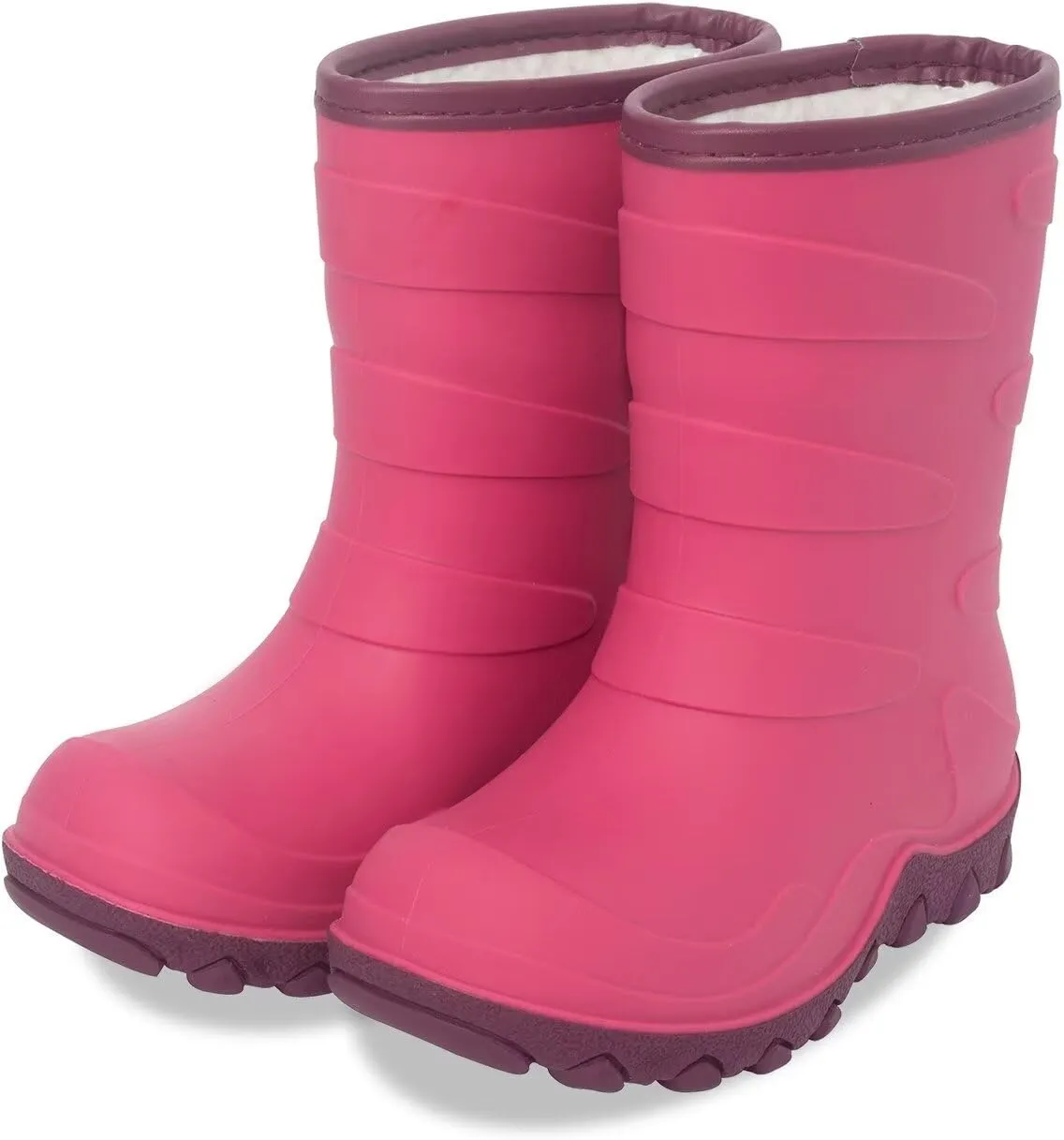 Kids Winter Rain Boots, Insulated Warm Snow Boots, Children Waterproof Mud Boots for Boys and Girls, Toddler/Little Kid/Big Kid