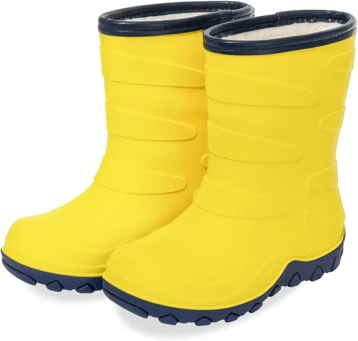 Kids Winter Rain Boots, Insulated Warm Snow Boots, Children Waterproof Mud Boots for Boys and Girls, Toddler/Little Kid/Big Kid