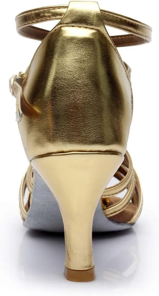 Latin Dancing Shoes Women Ballroom Dance Sandals Prom Women's Sandals