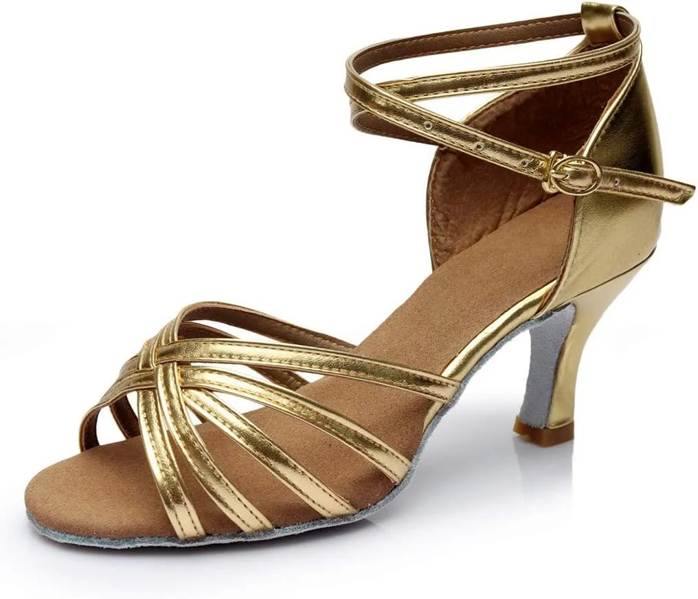 Latin Dancing Shoes Women Ballroom Dance Sandals Prom Women's Sandals