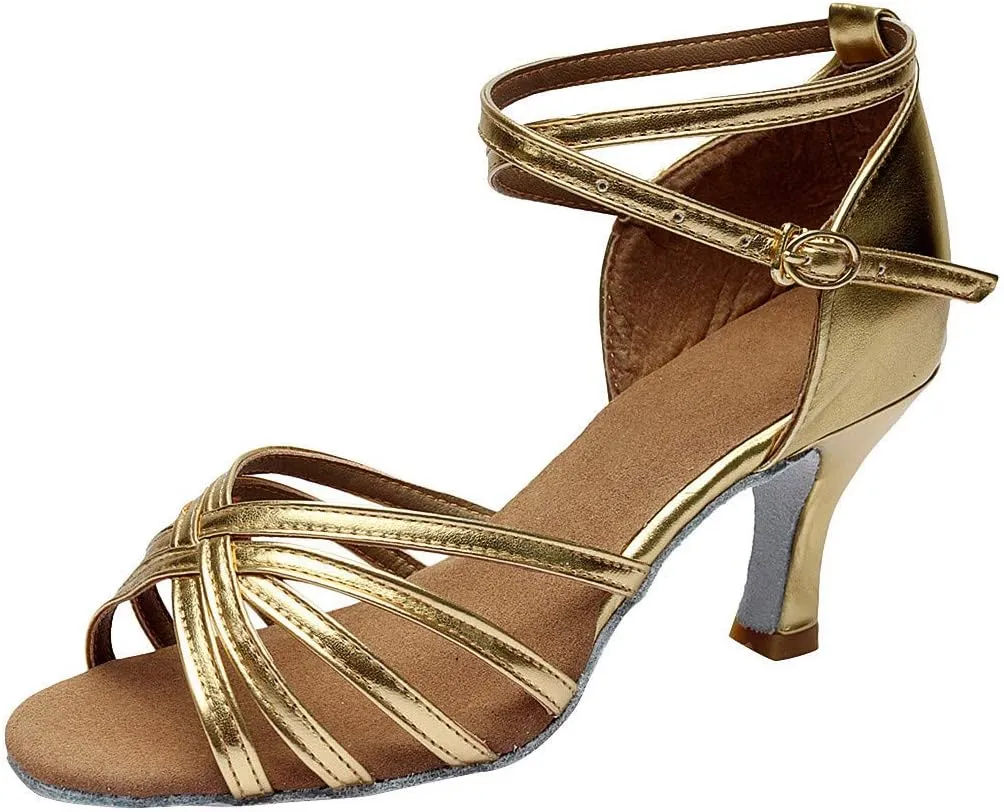 Latin Dancing Shoes Women Ballroom Dance Sandals Prom Women's Sandals