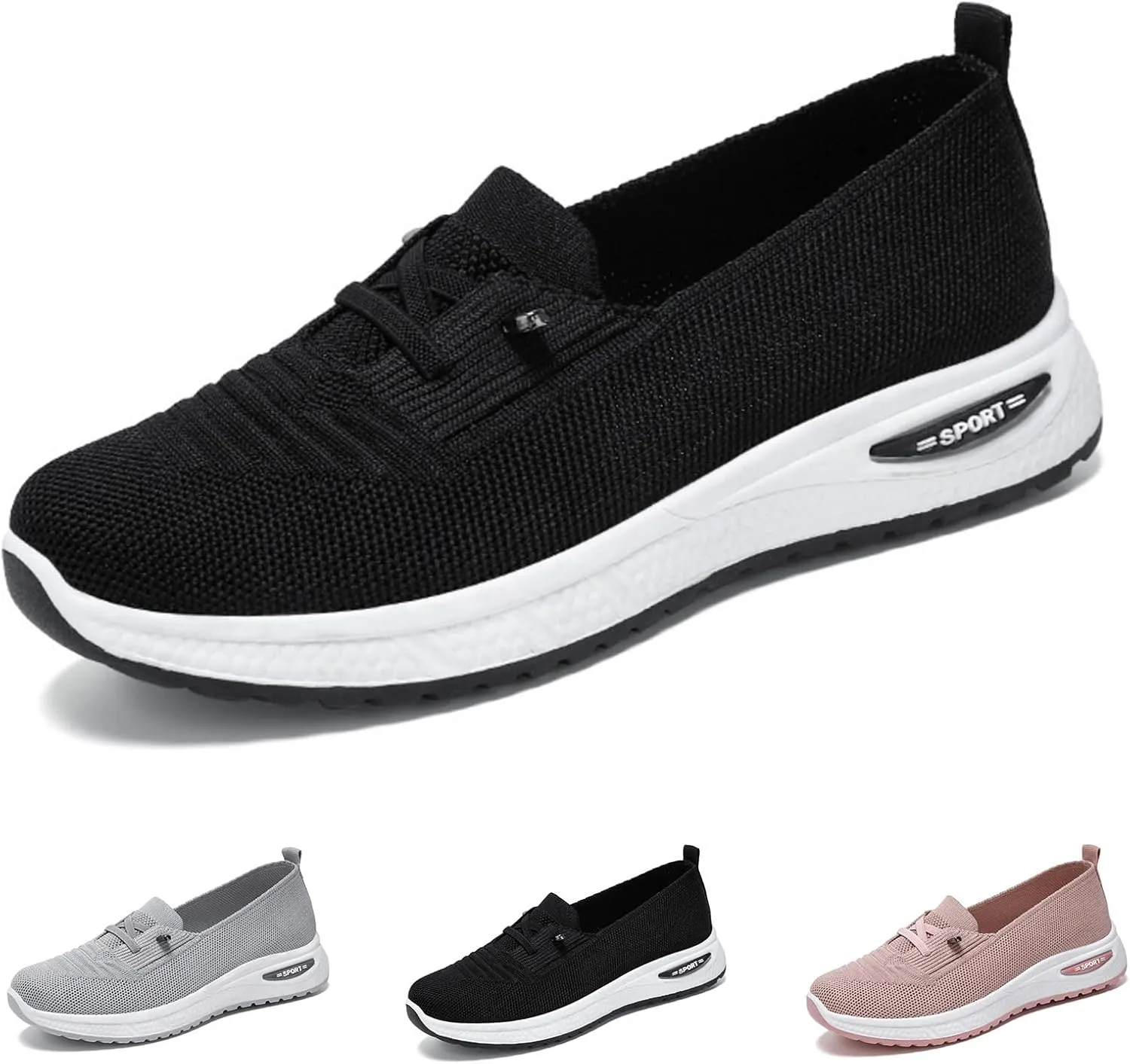 Lightweight Shoes for Women Casual Loafers Slip On Shoe Breathable Comfortable Walking Shoes for Women