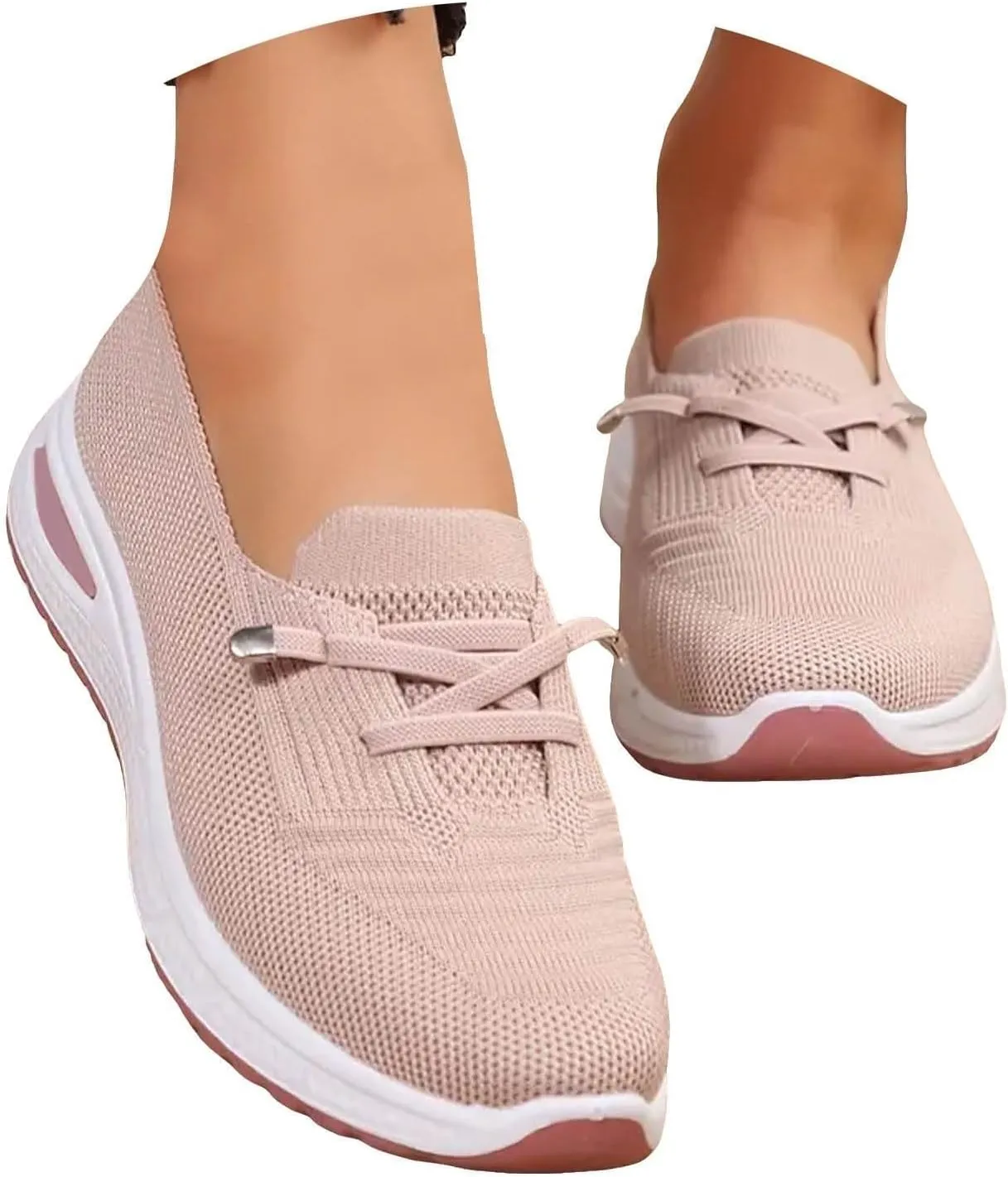Lightweight Shoes for Women Casual Loafers Slip On Shoe Breathable Comfortable Walking Shoes for Women