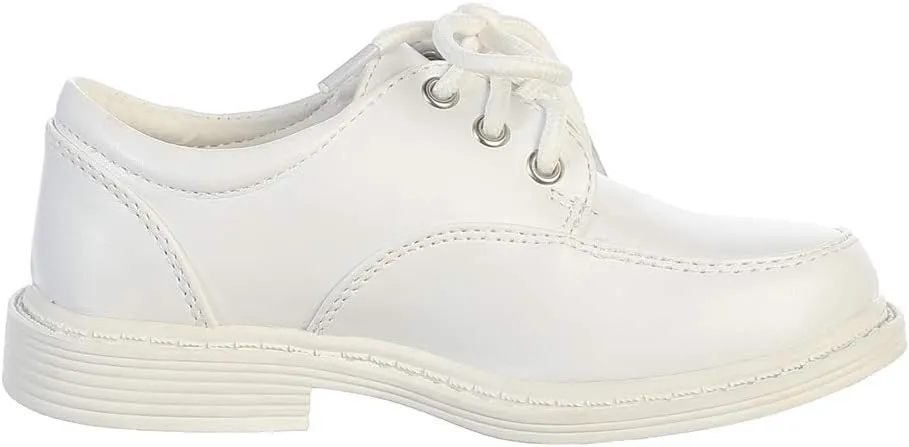 Lito Children's Wear Boys Dress Shoe - Lace Up Communion - Wedding, Graduation, Formal Matte Shoe