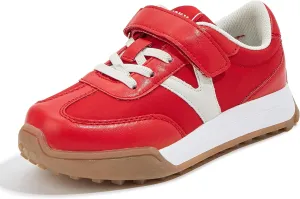 LUCKY STEP Kids Sneakers for Girls Boys Colorful Storybook Lightweight Running Shoes Hook and Loop Walking Anti-Slip Casual Shoes Athletic Unisex-Child Toddler