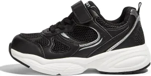 LUCKY STEP Kids Tennis Running Shoes for Children Athletic Sports Gym Lightweight Casual Walking Wide Shoes Toddler School Sneakers