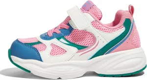 LUCKY STEP Kids Tennis Running Shoes for Children Athletic Sports Gym Lightweight Casual Walking Wide Shoes Toddler School Sneakers