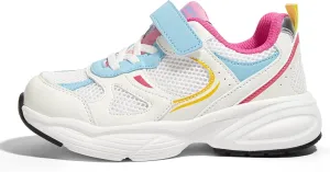 LUCKY STEP Kids Tennis Running Shoes for Children Athletic Sports Gym Lightweight Casual Walking Wide Shoes Toddler School Sneakers