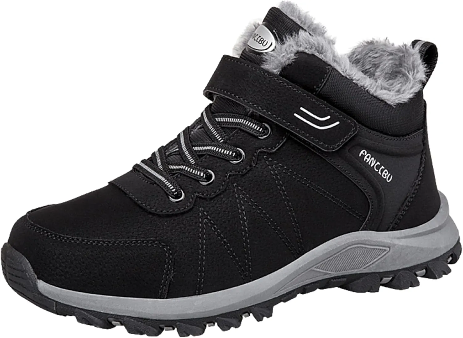 MAIZUN Snow Boots for Women Warm Fur lined Winter Boots Anti-Slip Comfortable Ankle Boots Cold Weather Boot