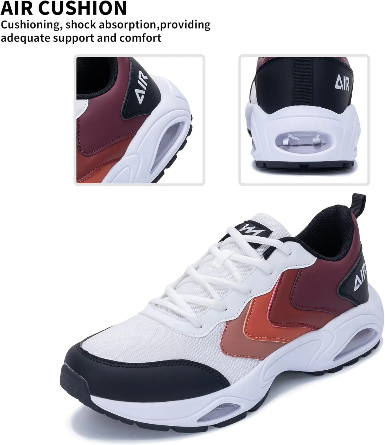 Mens Air Running Shoes Tennis Athletic Walking Sneakers Fashion Workout Gym Shoes