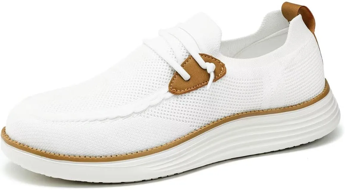 Men's Arch Support Casual Slip-on Shoes Loafers for Men Non Slip Comfortable Shoes