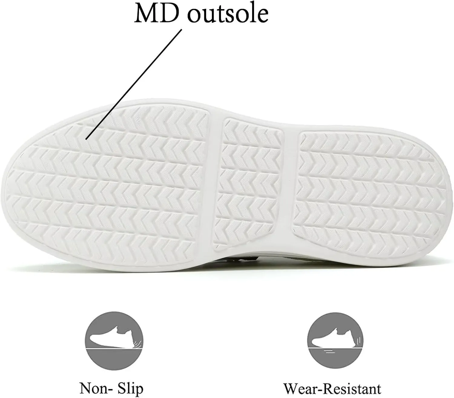 Men's Arch Support Casual Slip-on Shoes Loafers for Men Non Slip Comfortable Shoes