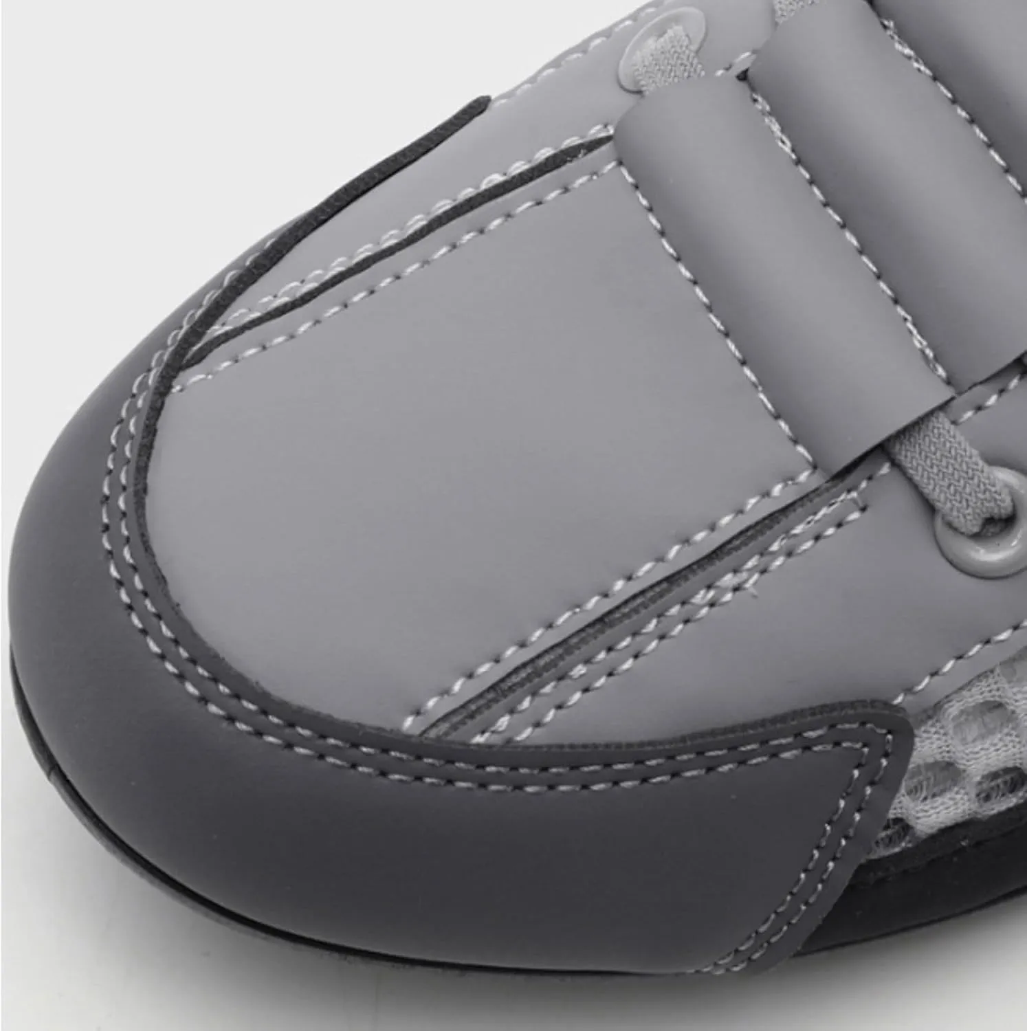 Men's Breathable Mesh Slippers Fashion Versatile Casual Shoes Lightweight Comfort Half Cap Toe Hiking Slippers