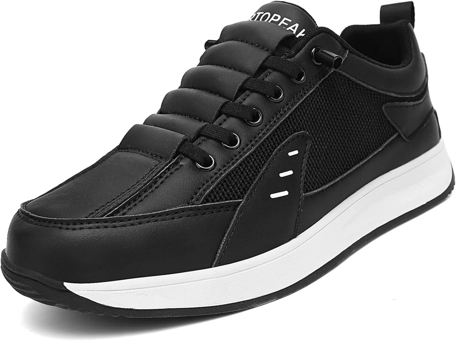 Men's Casual Dress Sneakers Business Shoes Laceless Fashion Sneakers