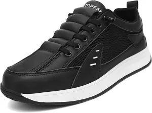 Men's Casual Dress Sneakers Business Shoes Laceless Fashion Sneakers