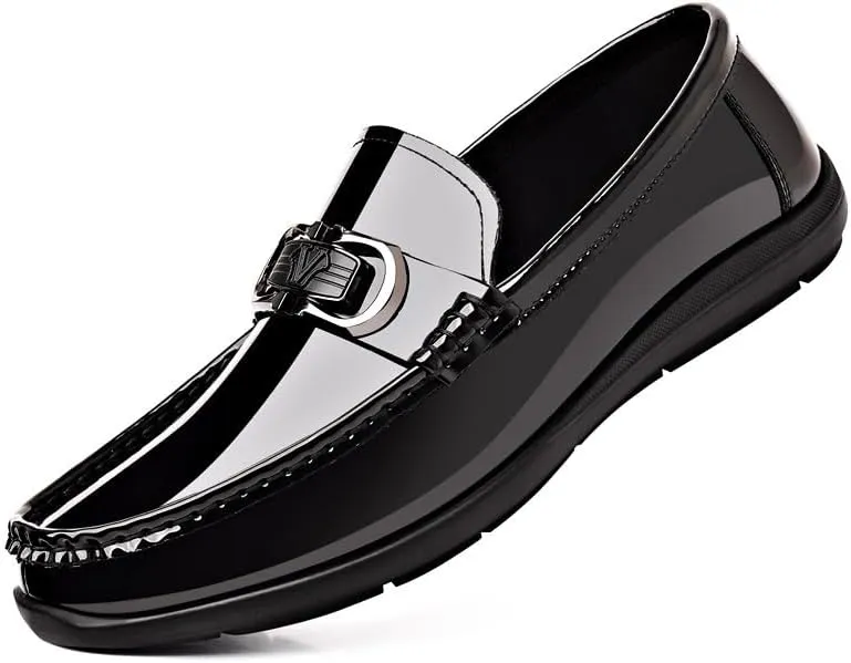 Men's Dress Shoes Platform Slip-On Oxford Shoes for Men Casual Business Loafers Shoes for Men