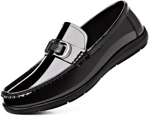 Men's Dress Shoes Platform Slip-On Oxford Shoes for Men Casual Business Loafers Shoes for Men