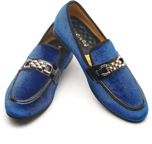 Men's Fashion Formal Velvet Loafers and Wedding Dress Shoes for Men, Penny Slip-On Smoking Luxury Men Casual Shoes